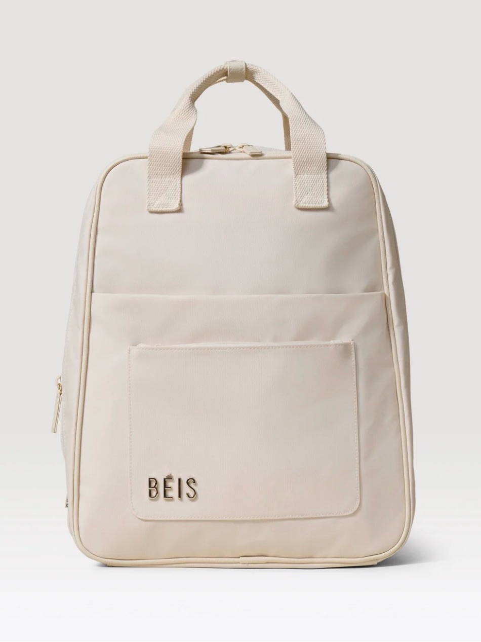 Beis The Expandable Backpack In Beige
